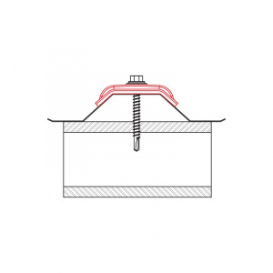 Hliníková kalota podložka TR 18 ALUZINK