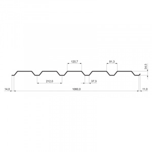 Trapéz fasádny TR 35B