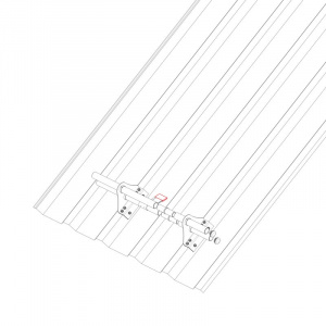 PVC čierny návlek na rozrážač ľadu