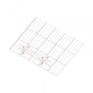 Zachytávač snehu rebríkový 20/3