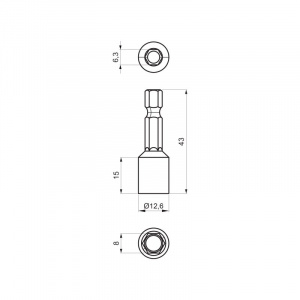 Nádstavec s magnetom