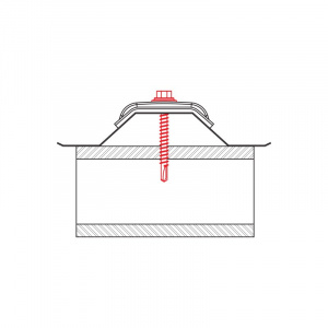 Pozinkovaná TR skrutka do ocele