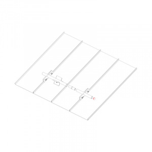 PVC univerzálna krytka rúry zachytávača snehu