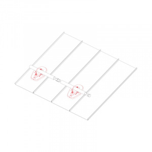 Platňa rúry 1-dierová