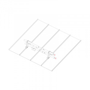 PVC univerzálna krytka rúry zachytávača snehu