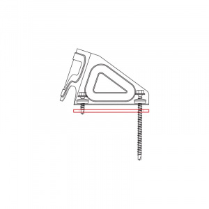 EPDM podložka pod oblúkový zachytávač snehu