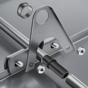 PVC vymedzovací krúžok pre ND zachytávača snehu