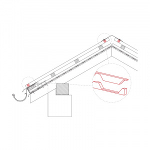 Tesniaci pás šedý pre trapéz TR 35