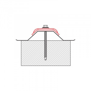 Hliníková kalota podložka TR 35 ALUZINK