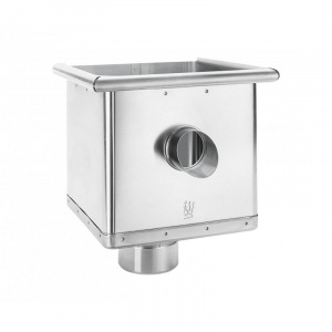 Kotlík zberný kubický exzentrický výtok