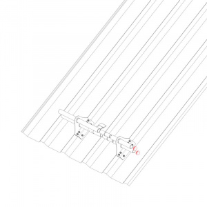 PVC univerzálna krytka rúry zachytávača snehu