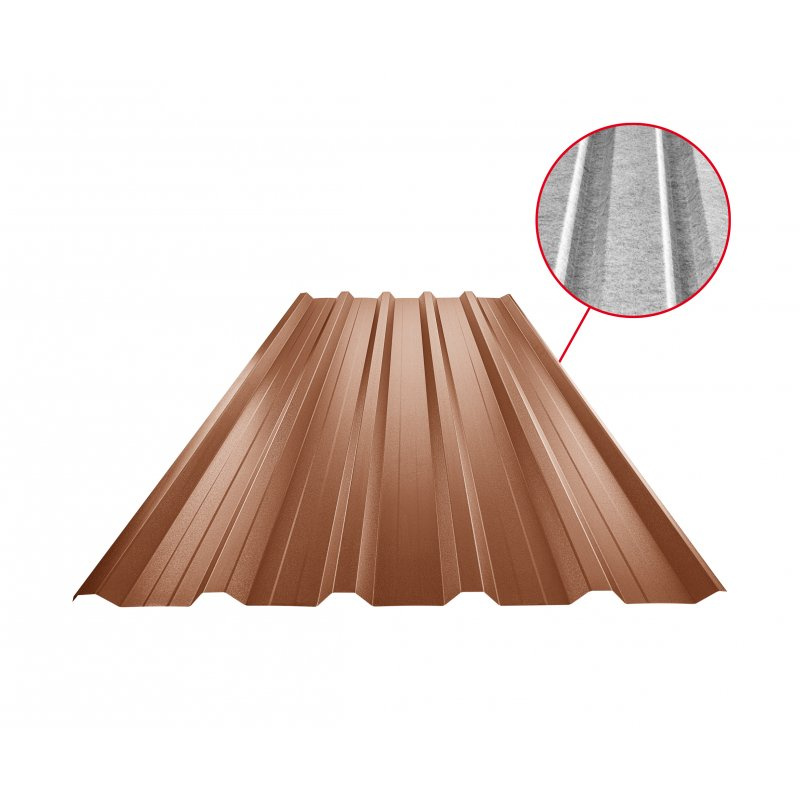 Trapéz strešný s prelisom TR 35A+ SQ (sound – aqua)